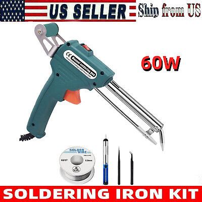 Saker Soldering Iron Kit W V Corded Electric Welding Gun With