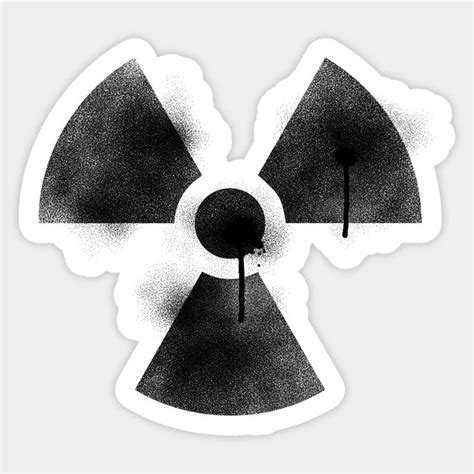 Radioactive Sign Sticker in 2023 | Sticker sign, Spray paint stencils ...