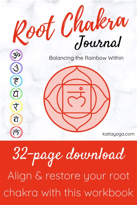 Chakra Journal Printable Ebook Series Balancing The Rainbow Within