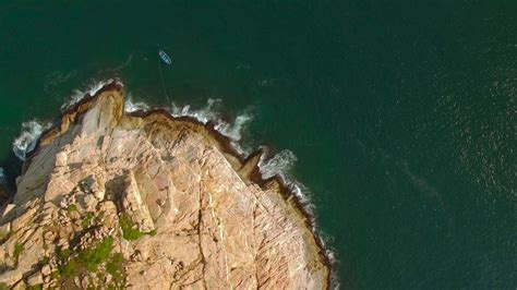 Sea And Cliff View From Above 4k Royalty Free Video The Collection