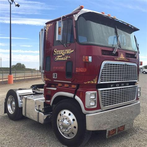 Ford Cl Big Ford Trucks Peterbilt Trucks Ford Trucks