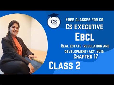 Cs Executive Ebcl Chapter Regulation And Development Act