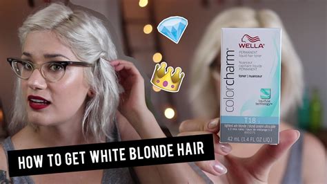 How To Get White Blonde Hair With Wella T18 Toner Btwsam YouTube