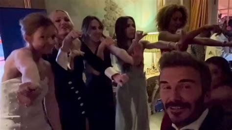 As Fue El Reencuentro De Las Spice Girls Que Disfrut David Beckham En