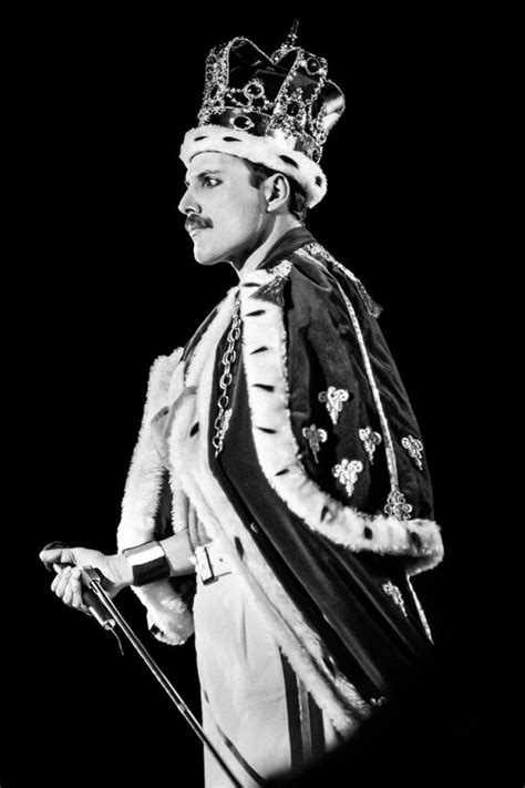 Freddie Mercury Queen From A Unique Collection Of Black And White