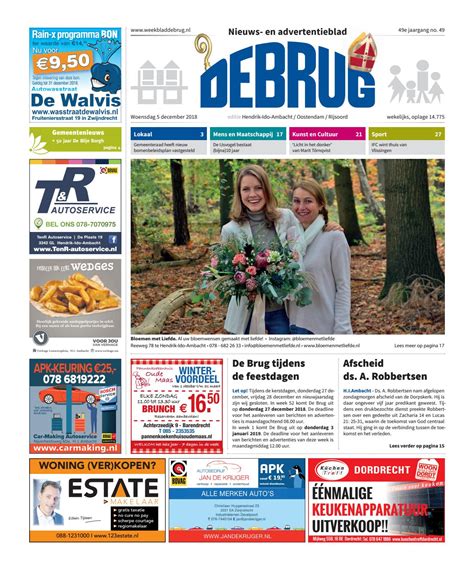 Weekblad De Brug Week Editie Hendrik Ido Ambacht By