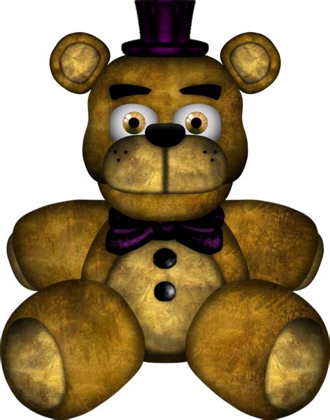 Fredbear Plushie (With buttons) by RomaxioTheFNaFfan on DeviantArt