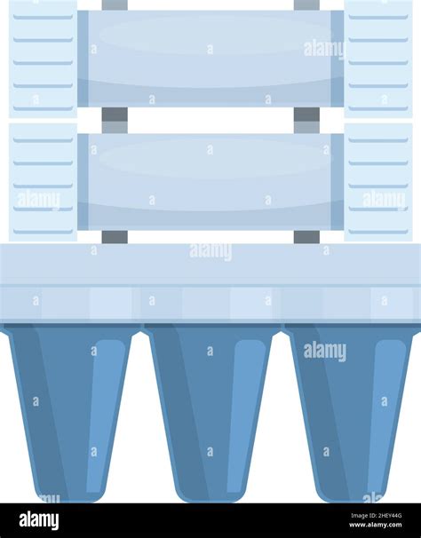 Osmosis Filter Icon Cartoon Vector Water System Purification Tank