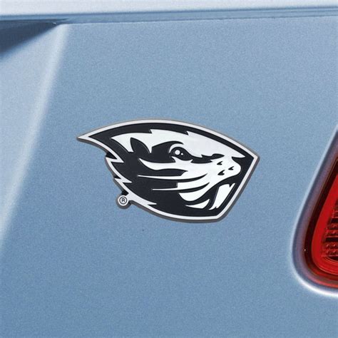 Oregon State University Chrome Emblem - Auto Accessories