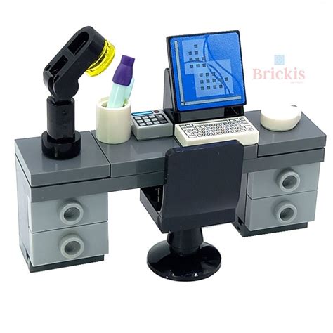 Moc Lego Office Desk Computer Working From Home Chair Etsy