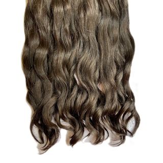 Aplique Mega Hair Cabelo Natural Humano Ondulado 65cm 50grs Shopee Brasil