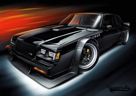 Artstation Buick Gnx Grand National Protouring Rendering Andreas