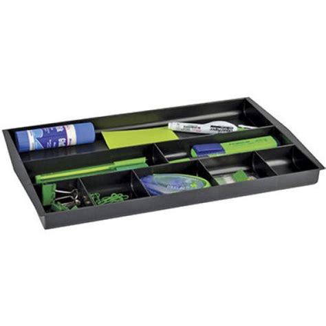 Drawer Tidy Tray Italplast Black Skout Office Supplies