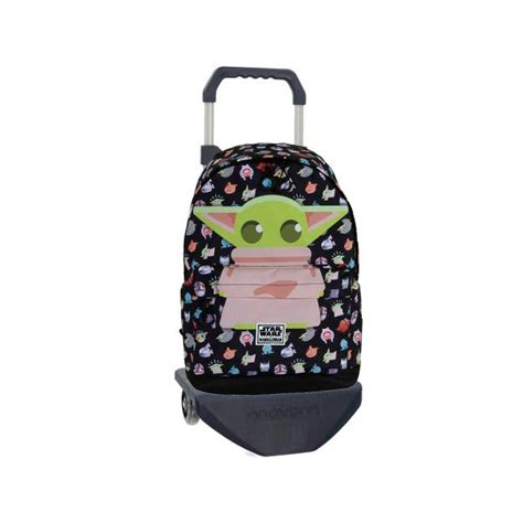 Karactermania Mochila Escolar Cm Trolley Baby Preta Kuantokusta