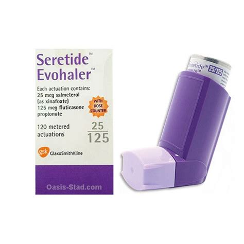 Seretide 25 Mcg 125 Mcg Inhaler Cfc Free X 1 Susp Inhal Presurizata 25mcg 125mcg Glaxowellcome