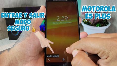 Entrar Y Salir Del Modo Seguro Motorola E5 Plus Android YouTube