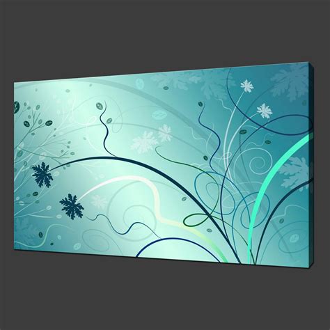 Abstract Floral Canvas Wall Art Pictures Prints 20 X 16 Inch Free Uk Pandp Canvas Print Art