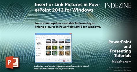 Insert Or Link Pictures In Powerpoint For Windows