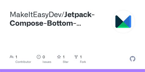 GitHub MakeItEasyDev Jetpack Compose Bottom Navigation With Swipe Screen