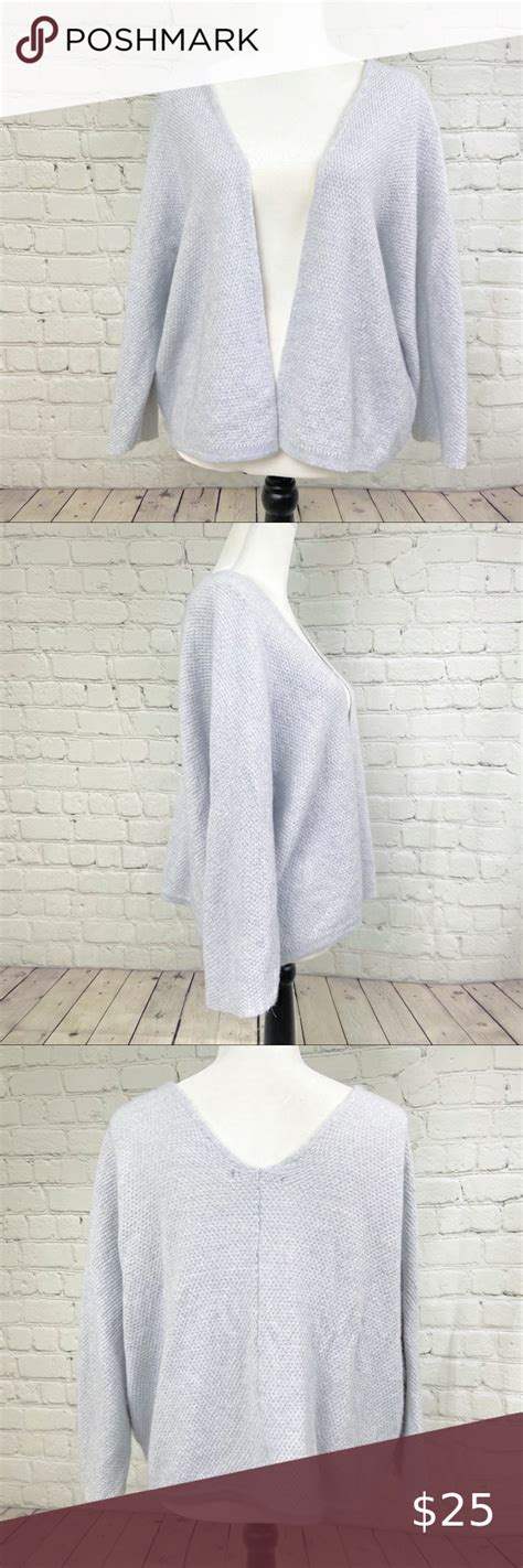 Brandy Melville Light Gray Sweater Open Cardigan Light Grey Sweater Grey Sweater Sweaters