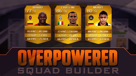 FIFA 14 Ultimate Team 120K OVERPOWERED Serie A Squad Builder YouTube