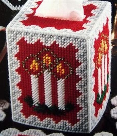 Christmas Plastic Canvas Tissue Box Patterns