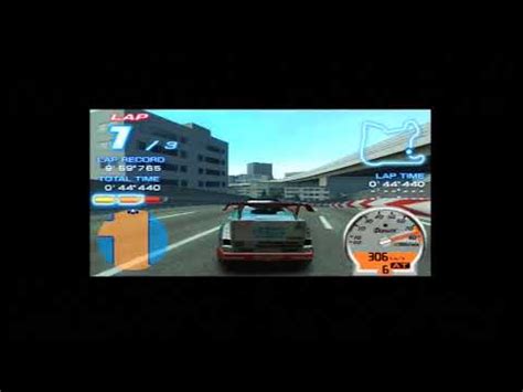 Ridge Racer Psp Time Trials Hurricane Skyway Youtube