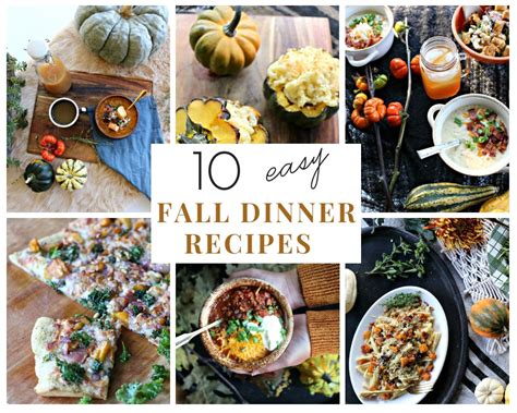 10 Easy Fall Dinner Recipes Gathered Living