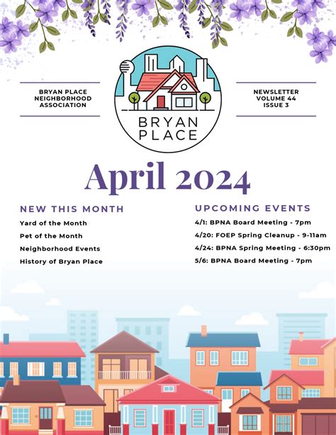 April 2024 Newsletter Bpna