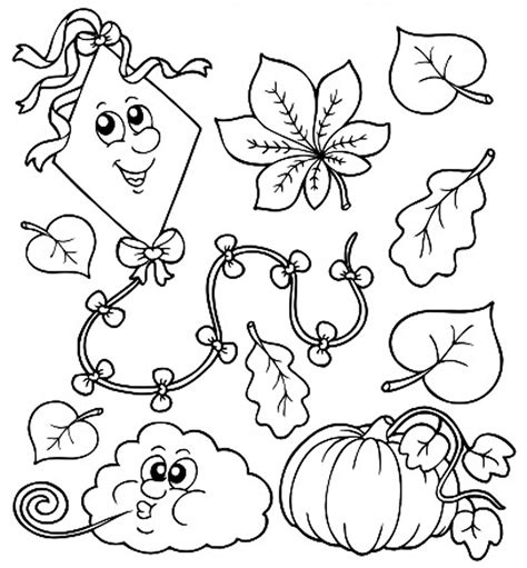 Autumn Coloring Pages For Kids At Free Printable