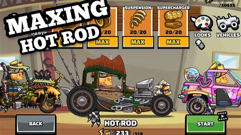 Maxing Vehicle Hot Rod Hill Climb Racing Youtube