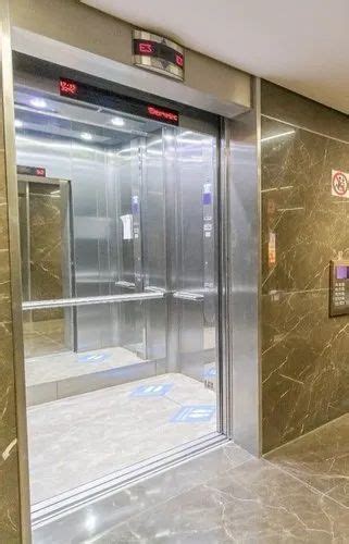 Stainless Steel Passenger Elevator With Machine Room Maximum Speed