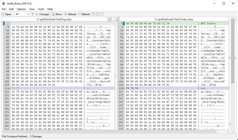 Binary Diff Tool Compare Binary Files