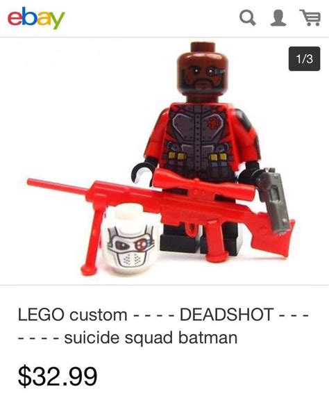 Pin By CR On Lego DC Minifigs Lego Dc Deadshot Lego