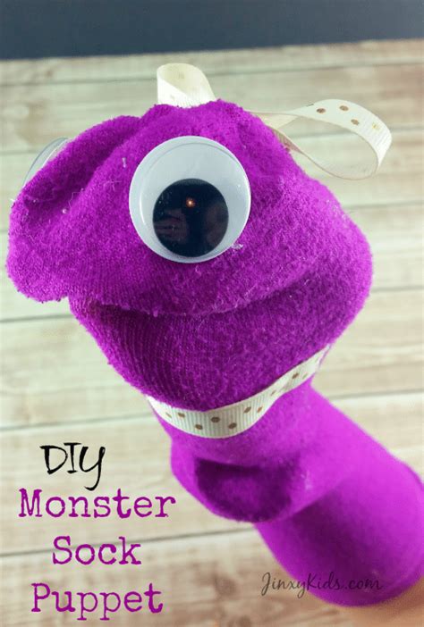 Monster Sock Puppet Craft - DIY Fun with Mismatched Socks - Jinxy Kids