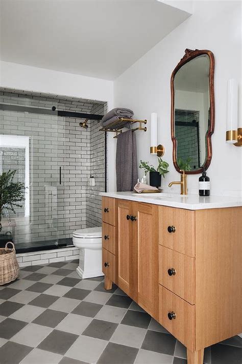 Black And White Checkered Bathroom Floor – Flooring Site