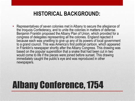 PPT - Albany Conference, 1754 PowerPoint Presentation, free download ...