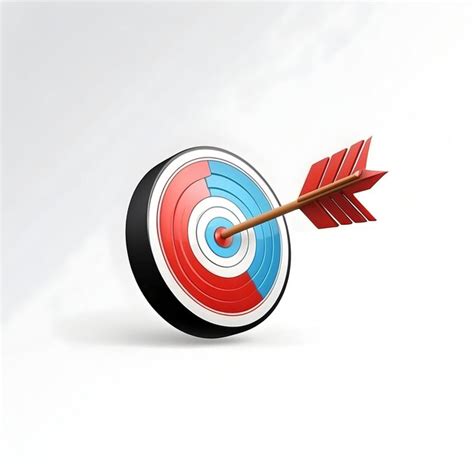 Premium Photo Bullseye Icon Target Goal Success Aim Direct Hit