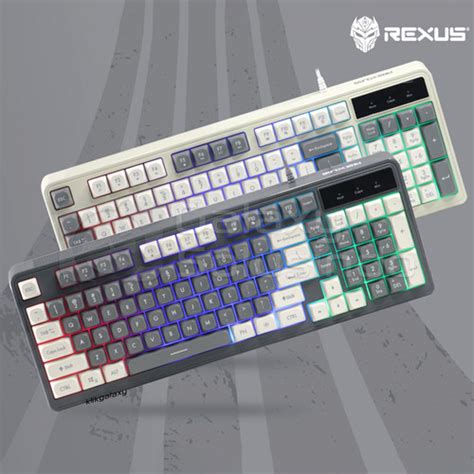 Jual Rexus Battlefire K M Backlit Floating Keys Gaming Keyboard Dark