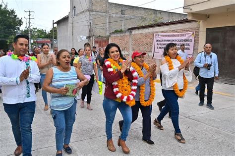 Norma Otilia Hernández sigue inaugurando obras en Chilpancingo