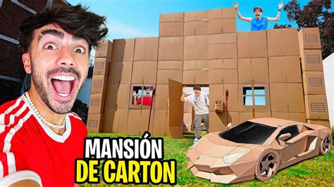 Construi Una Mansion Con Cajas De Carton Youtube