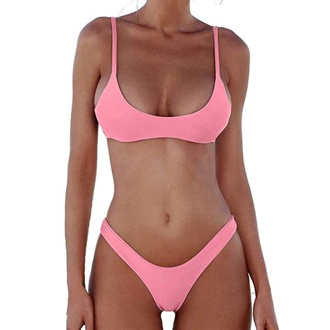 China String Extreme Micro Triangle Thong Bikini Women Reversible