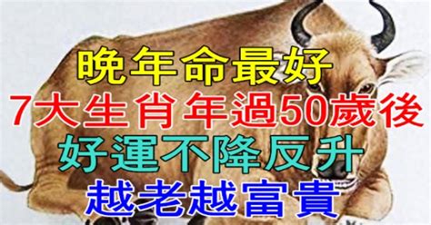 晚年命最好！7大生肖年過50歲後「好運不降反升」 越老越富貴 有錢人這麼想