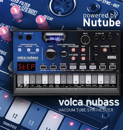 Korg Volca Nubass Vacuum Tube Synthesizer Whitley Bay Skate Club