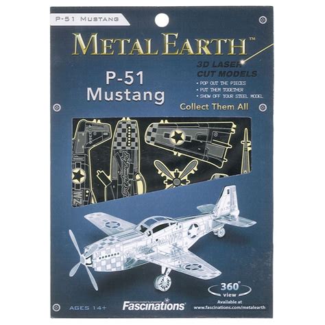 Metal Earth P 51 Mustang R4lus