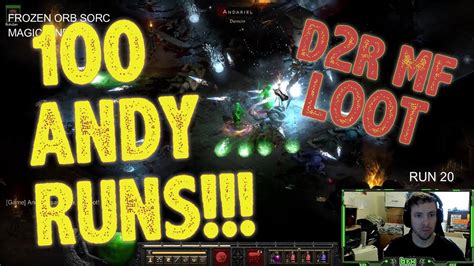 100 Andariel Runs LOOT DROP Highlights Diablo 2 Resurrected YouTube