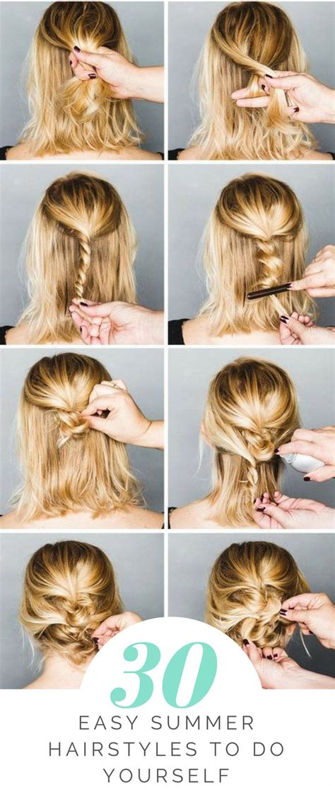 30 Easy Summer Hairstyles To Do Yourself Easy Summer Hairstyles Summer Hairstyles Hair Styles