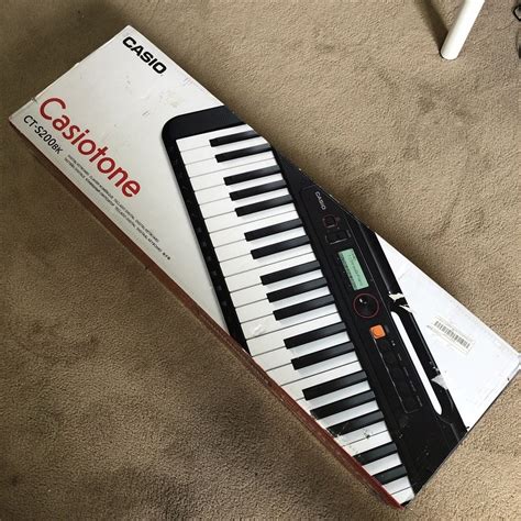 Casio Casiotone CT S200 BK 61 Key Electric Keyboard Portable Digital