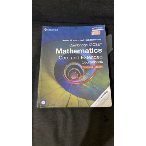 Jual Buku Cambridge Igcse Mathematics Core And Extended Coursebook