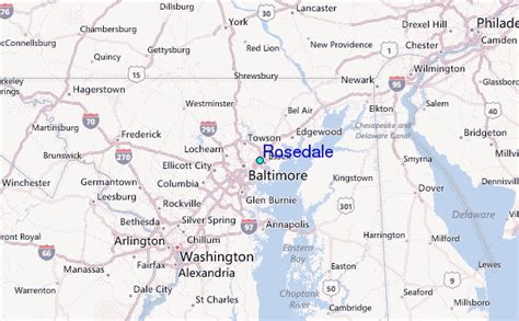 Rosedale Tide Station Location Guide